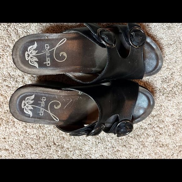 Dansko Sandal Clog, size 38. Worn and‎ loved, but so much life left. - Picture 4 of 10